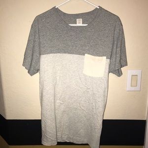 J. Crew Oatmeal Pocket Tee